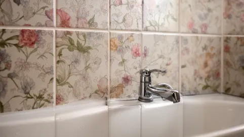 Tapeta na płytki łazienkowe